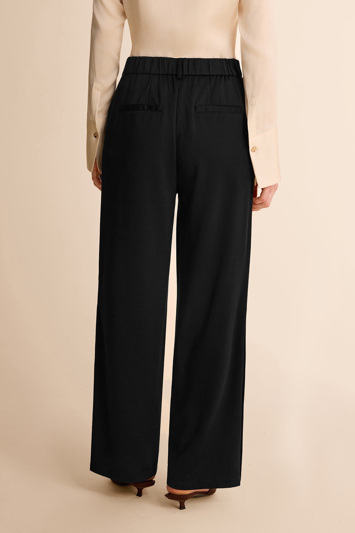 Cicy Bell Womens Black Dress Pants