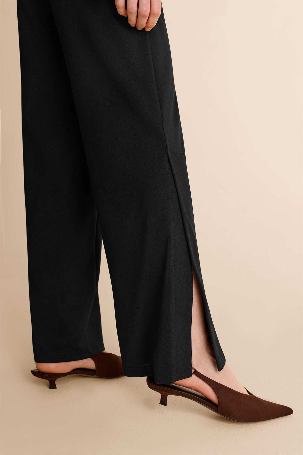 Cicy Bell Womens Black Dress Pants