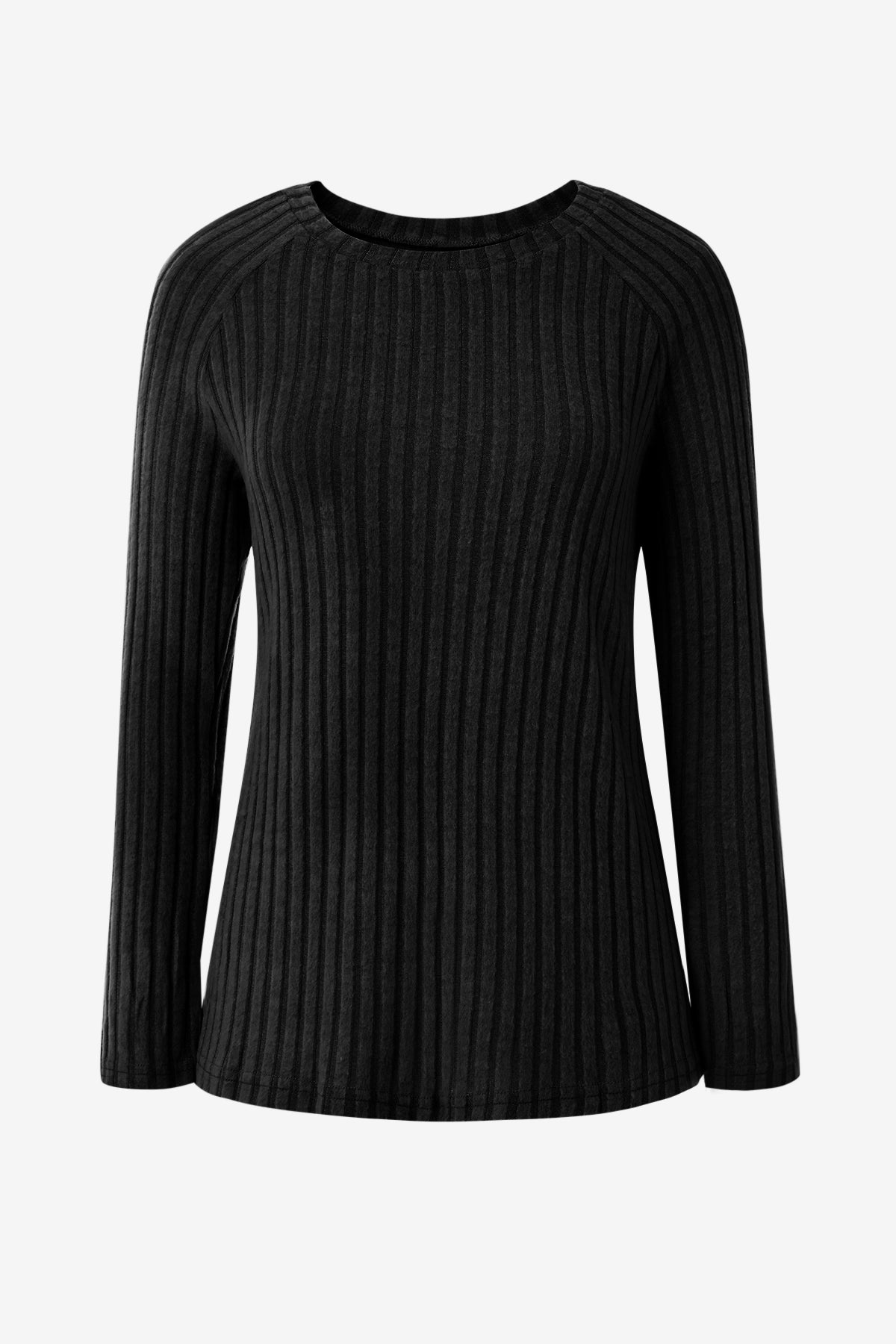 Womens Black Casual Dressy Pullover Sweatshirt | CicyBell