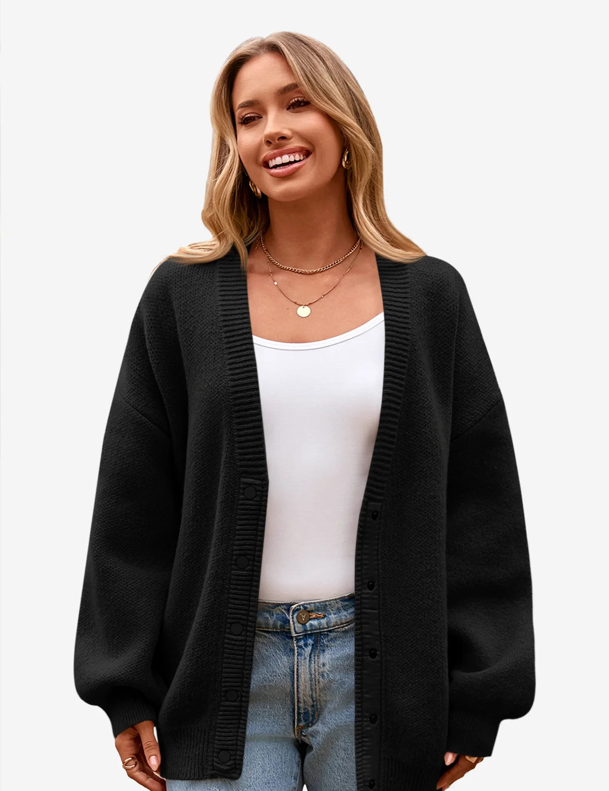  Cicy Bell Women's Oversized Chunky Cardigan 1