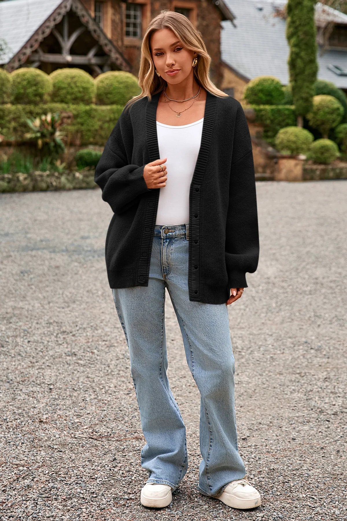  Cicy Bell Women's Oversized Chunky Cardigan 3