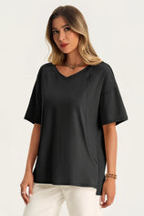 Womens Black Oversized T Shirts | CicyBell