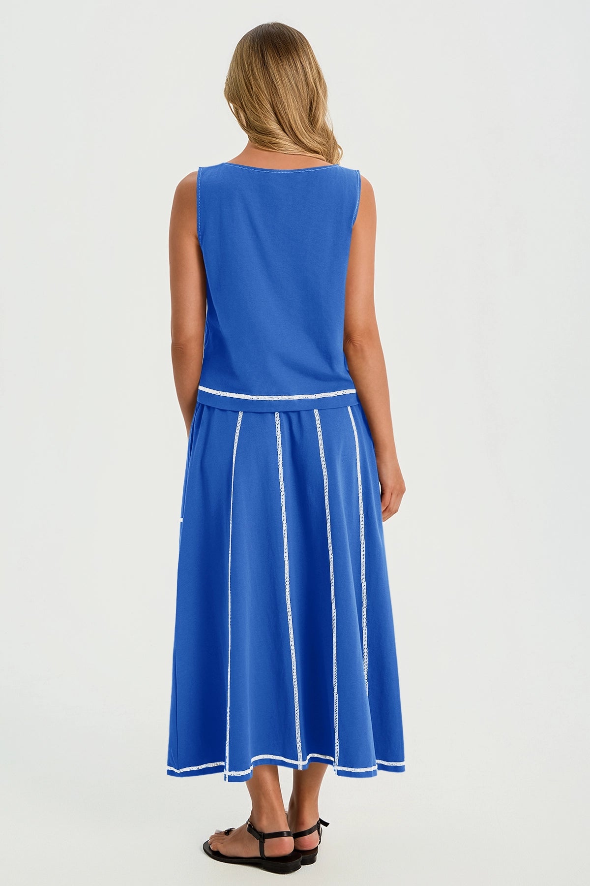 Womens Blue Summer 2 Piece Outfits | CicyBell