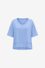 Womens Blue Oversized T-Shirts | CicyBell