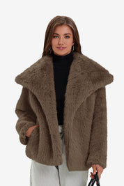 Cicy Bell Women's Faux Fur Coat1