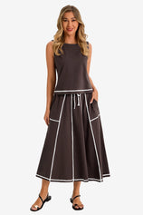 Womens Coffee Summer 2 Piece Outfits | CicyBell