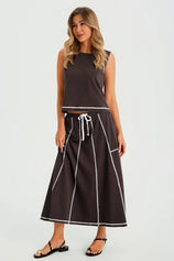 Womens Coffee Summer 2 Piece Outfits | CicyBell
