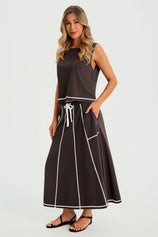 Womens Coffee Summer 2 Piece Outfits | CicyBell