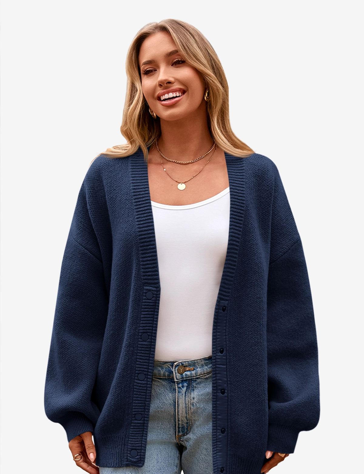  Cicy Bell Women's Oversized Chunky Cardigan 1