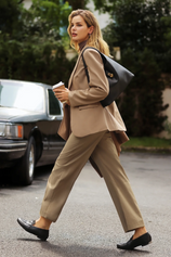 Cicy Bell Womens Dark Khaki Casual Work Blazers
