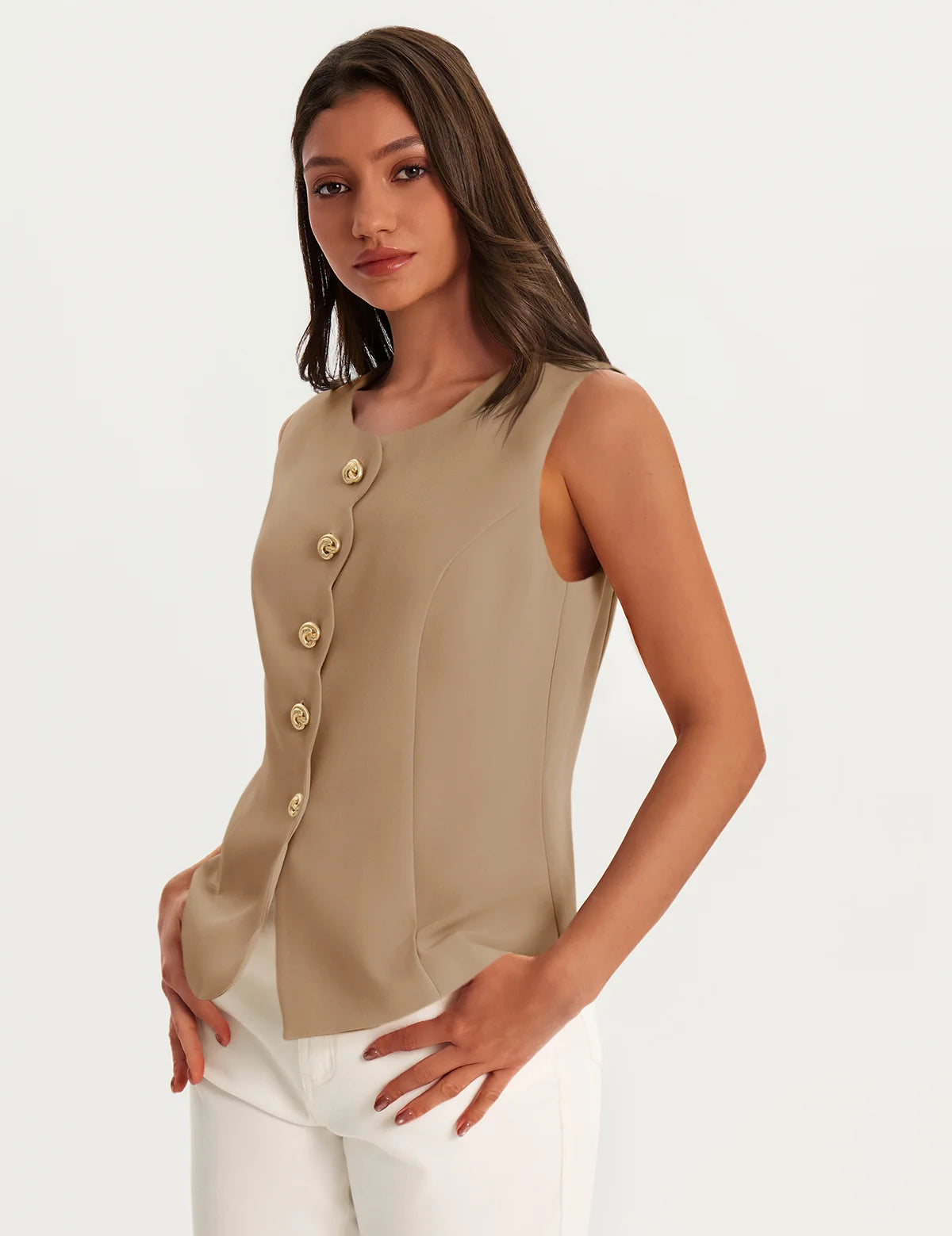 CICYBELL-Women-DarkKhaki-Vests-J7K242-4.webp