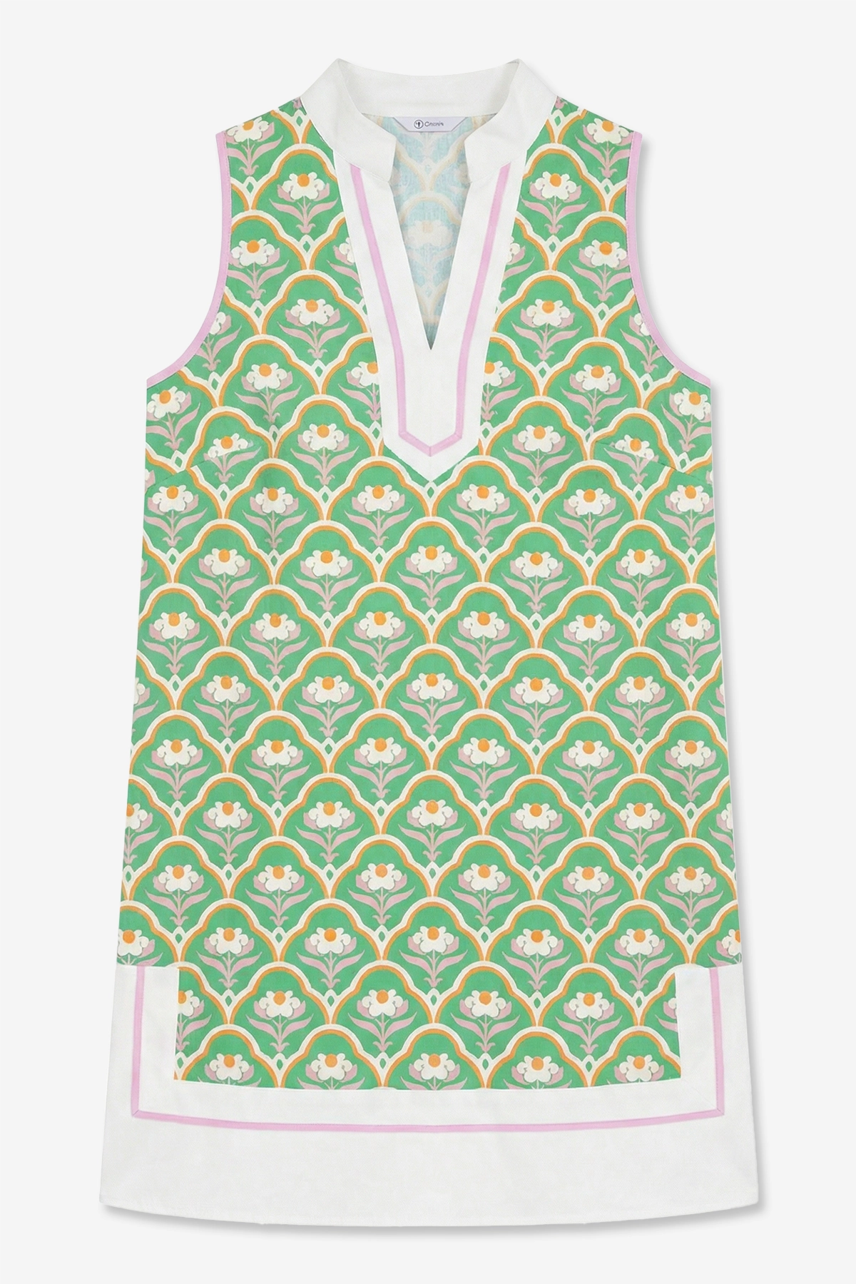 Womens Green Summer Floral Printed Mini Dress  | CicyBell