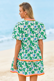 Cicy Bell Women's V-Neck Floral Mini Dress3