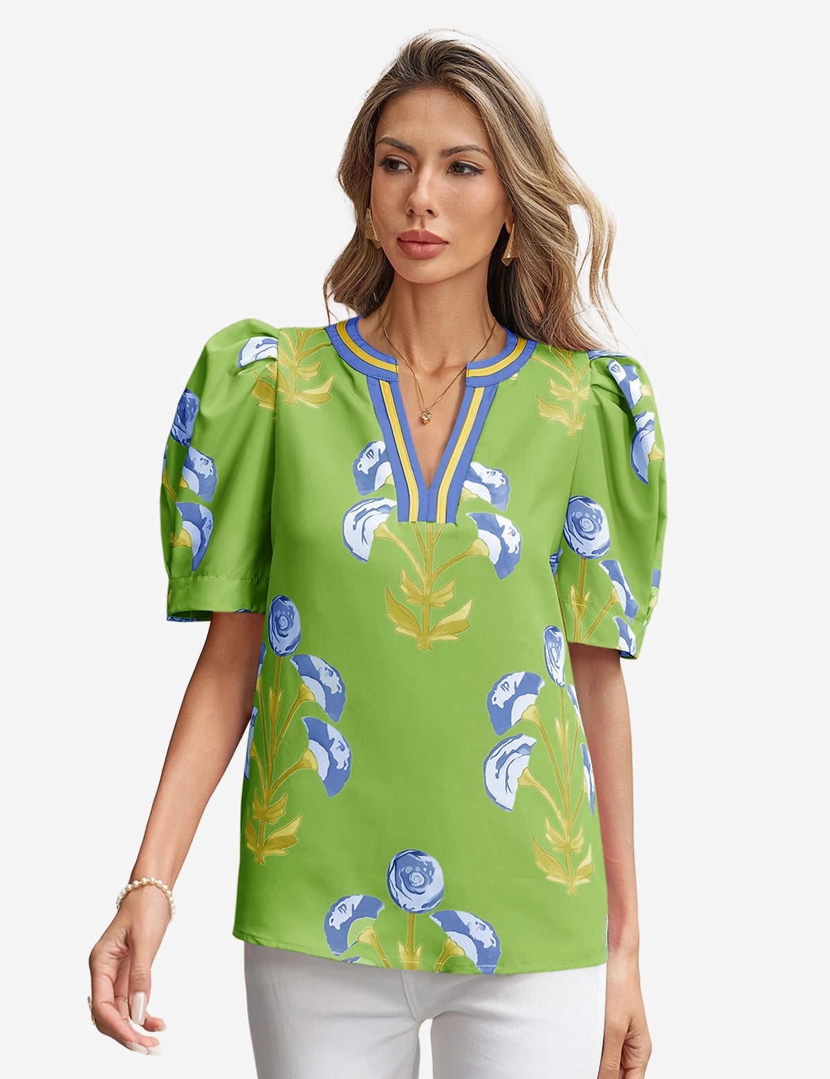 CICYBELL-Women-Green-Shirts-G3P791-2.webp