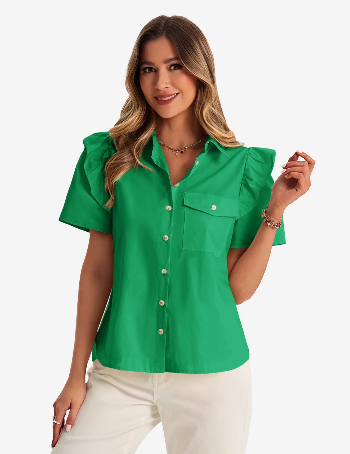 CICYBELL-Women-Green-Shirts-H5N963-1.webp