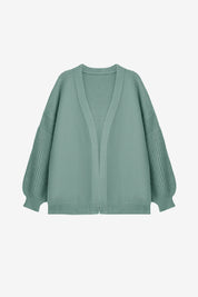 Womens Green Oversized Cardigan Sweaters | CicyBell