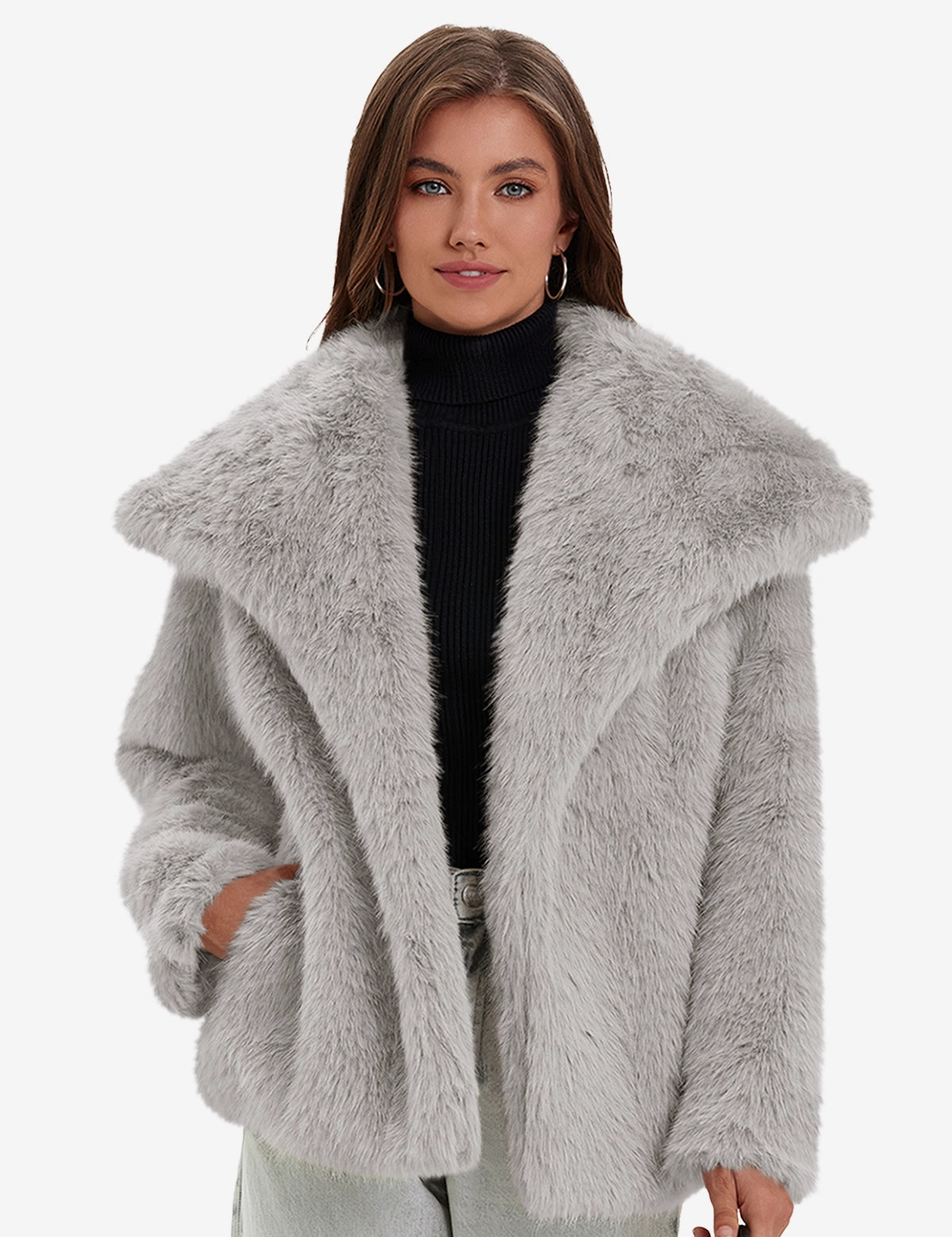  Women's Faux Fur Coat 1