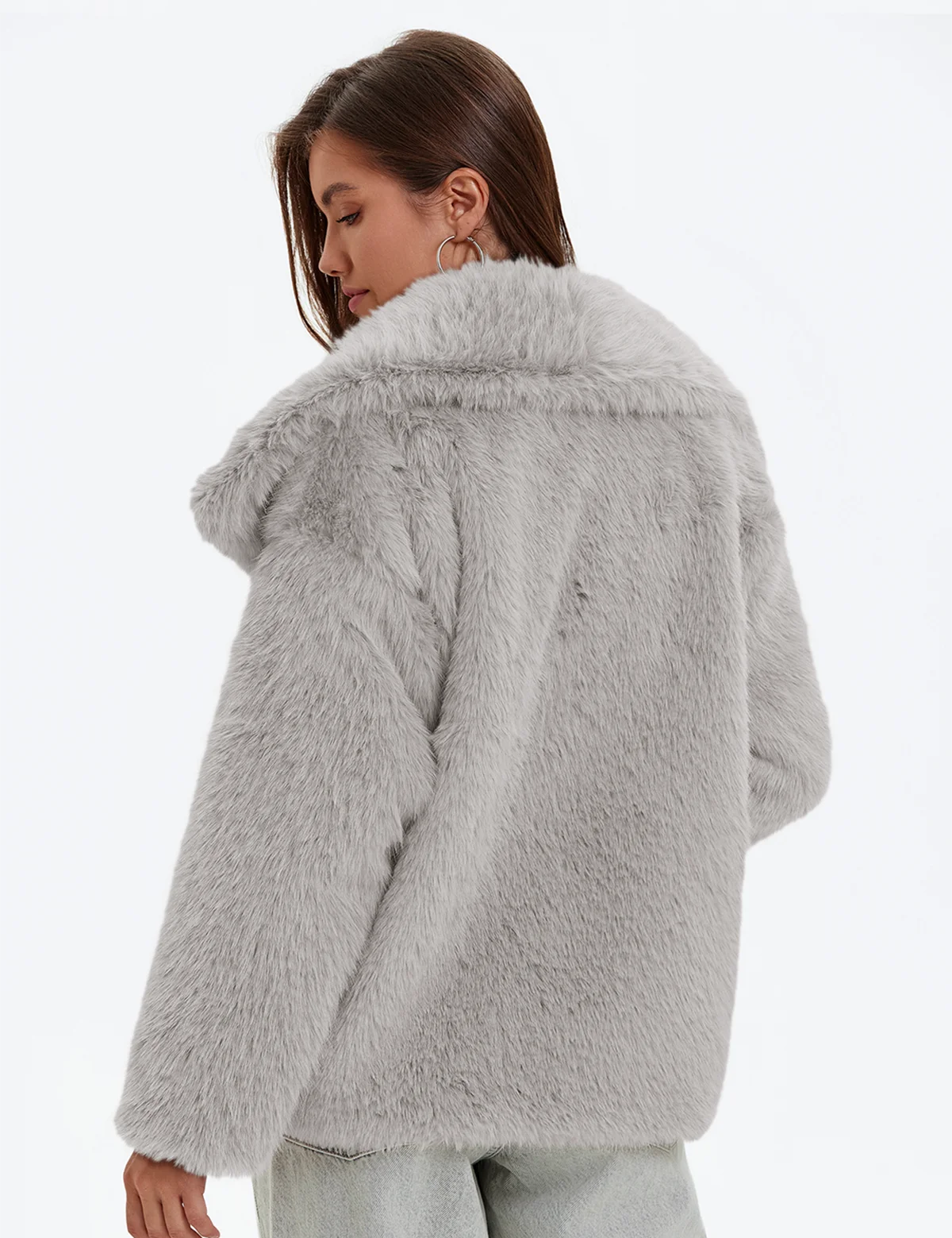  Women's Faux Fur Coat 3