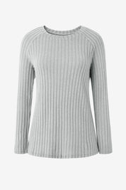 Womens Grey Casual Dressy Pullover Sweatshirt | CicyBell