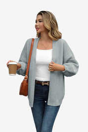 Womens Grey Oversized Cardigan Sweaters | CicyBell