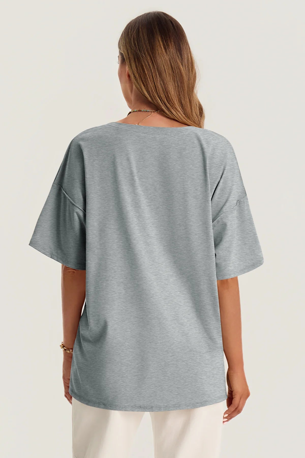 Womens Grey Oversized T Shirts | CicyBell