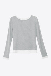 Womens Grey Long Sleeve Tops  | CicyBell