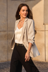 CICY BELL 0521 Womens Khaki Casual Work Blazers