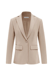 CICY BELL 0521 Womens Khaki Casual Work Blazers