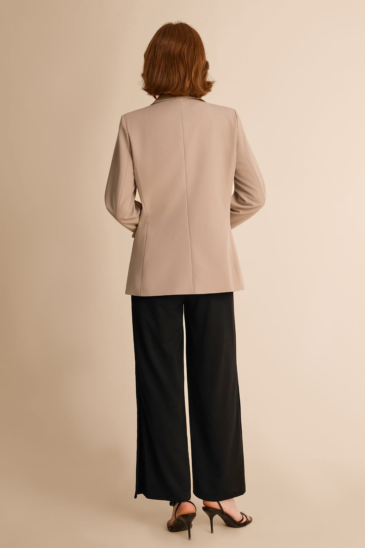 Cicy Bell Womens Khaki Casual Work Blazers