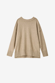 Womens Khaki Casual Long Sleeve Sweaters | CicyBell