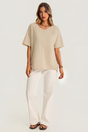Womens Khaki Oversized T Shirts | CicyBell