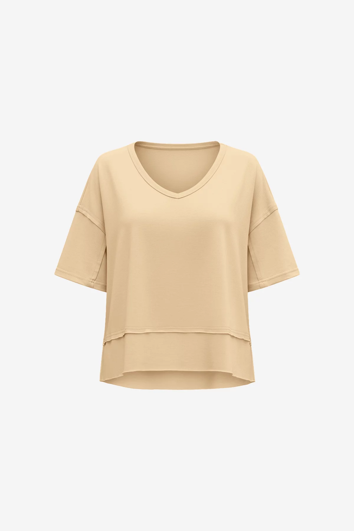 Womens Khaki Oversized T-Shirts | CicyBell