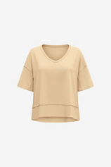 Womens Khaki Oversized T-Shirts | CicyBell