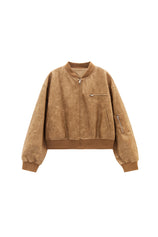 Cicy Bell Womens Light Khaki Bomber Jackets