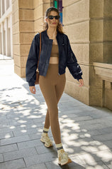 Cicy Bell Womens Navy Bomber Jackets