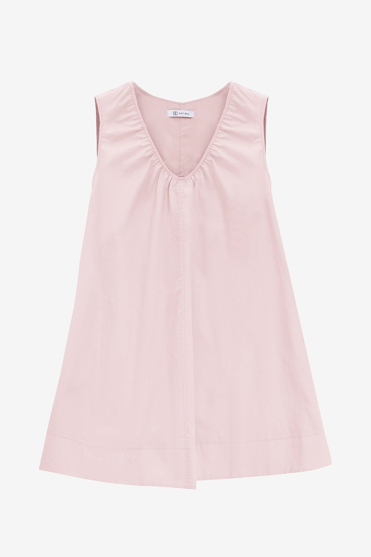 Womens Pink Babydoll Tank Mini Dress | CicyBell
