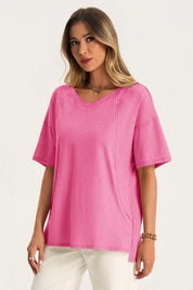 Womens Pink Oversized T Shirts | CicyBell
