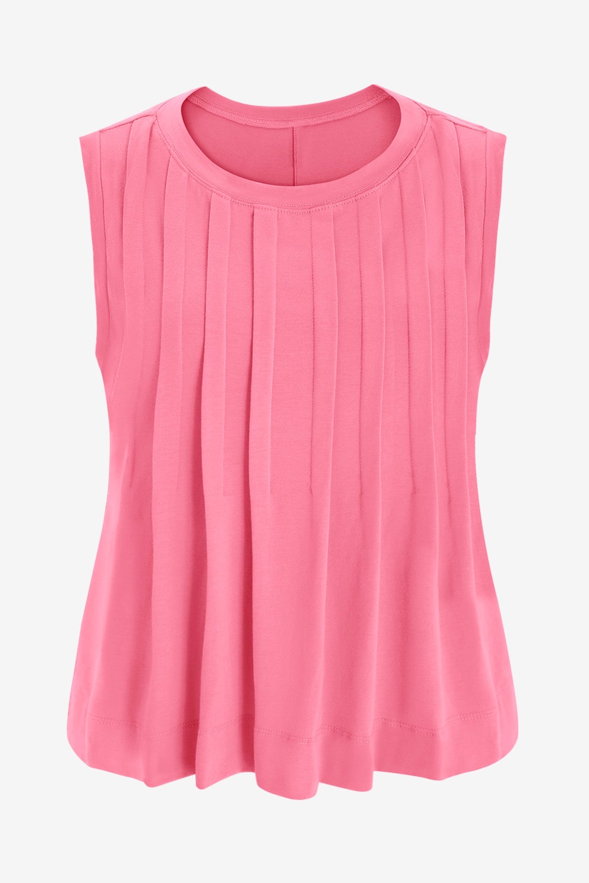 Womens Rose Red Peplum Flowy Tank Tops | CicyBell