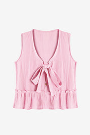 Womens Pink Babydoll Tank Tops | CicyBell