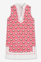 Womens Rose Red Summer Floral Printed Mini Dress  | CicyBell