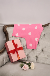 Womens Rose Red Half Sleeve Sweaters  | CicyBell