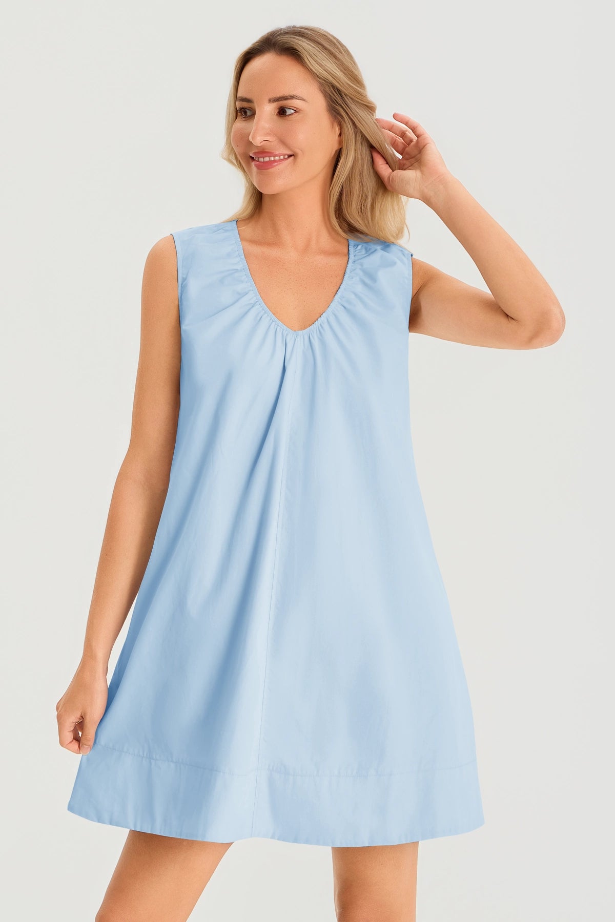 Cicy Bell Women's Babydoll Tank Mini Dress3