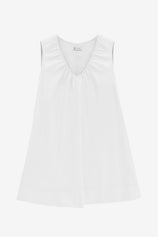 Womens White Babydoll Tank Mini Dress | CicyBell