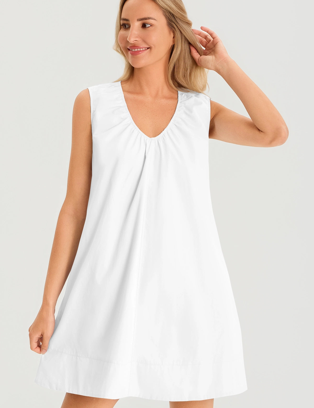 Cicy Bell Women's Babydoll Tank Mini Dress3