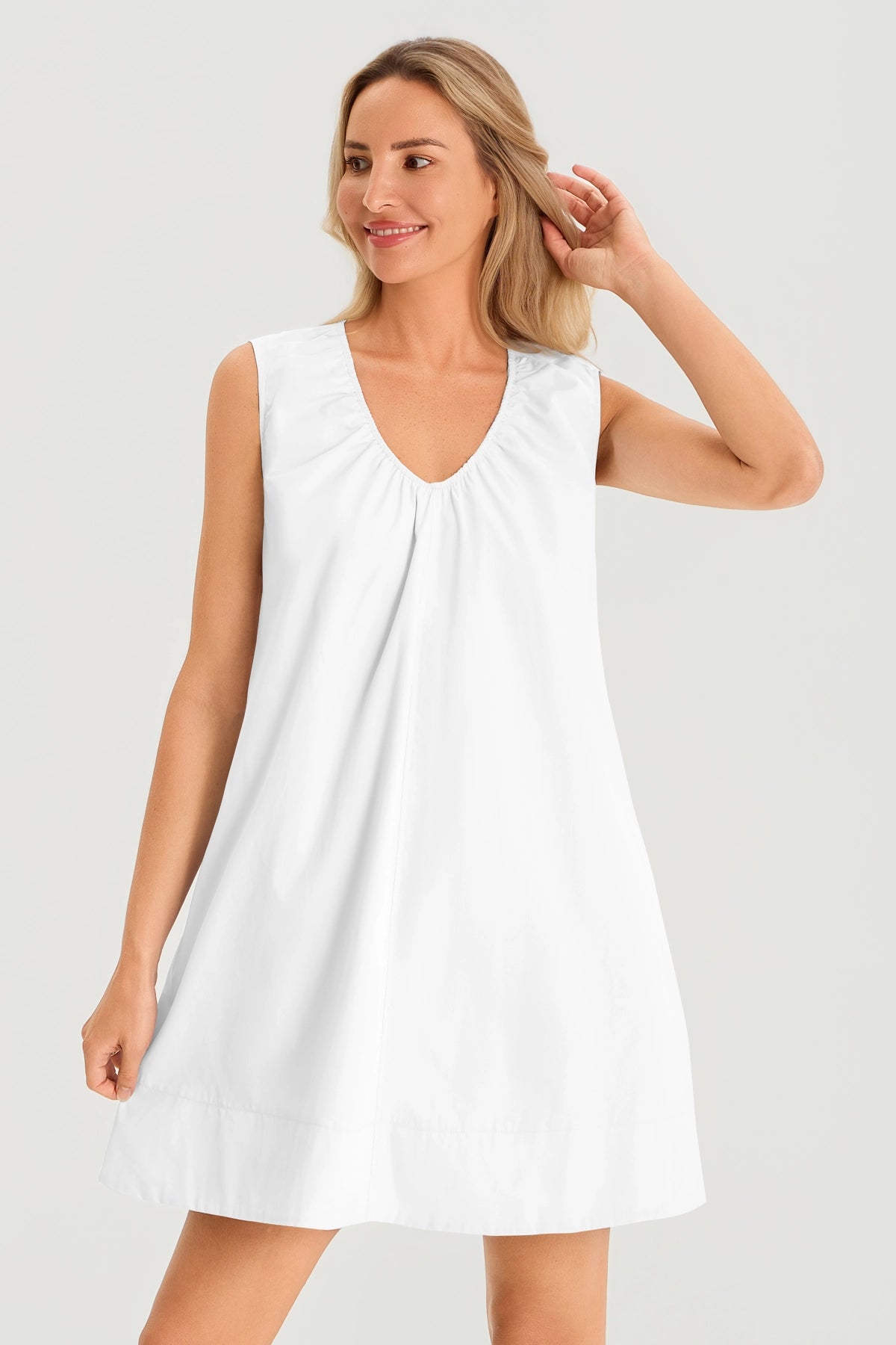 Cicy Bell Women's Babydoll Tank Mini Dress3