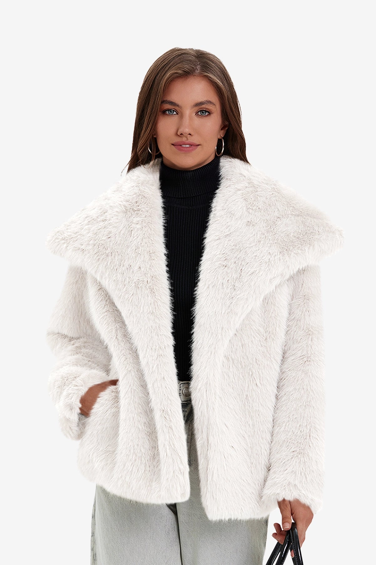 Womens White Oversized Jackets1