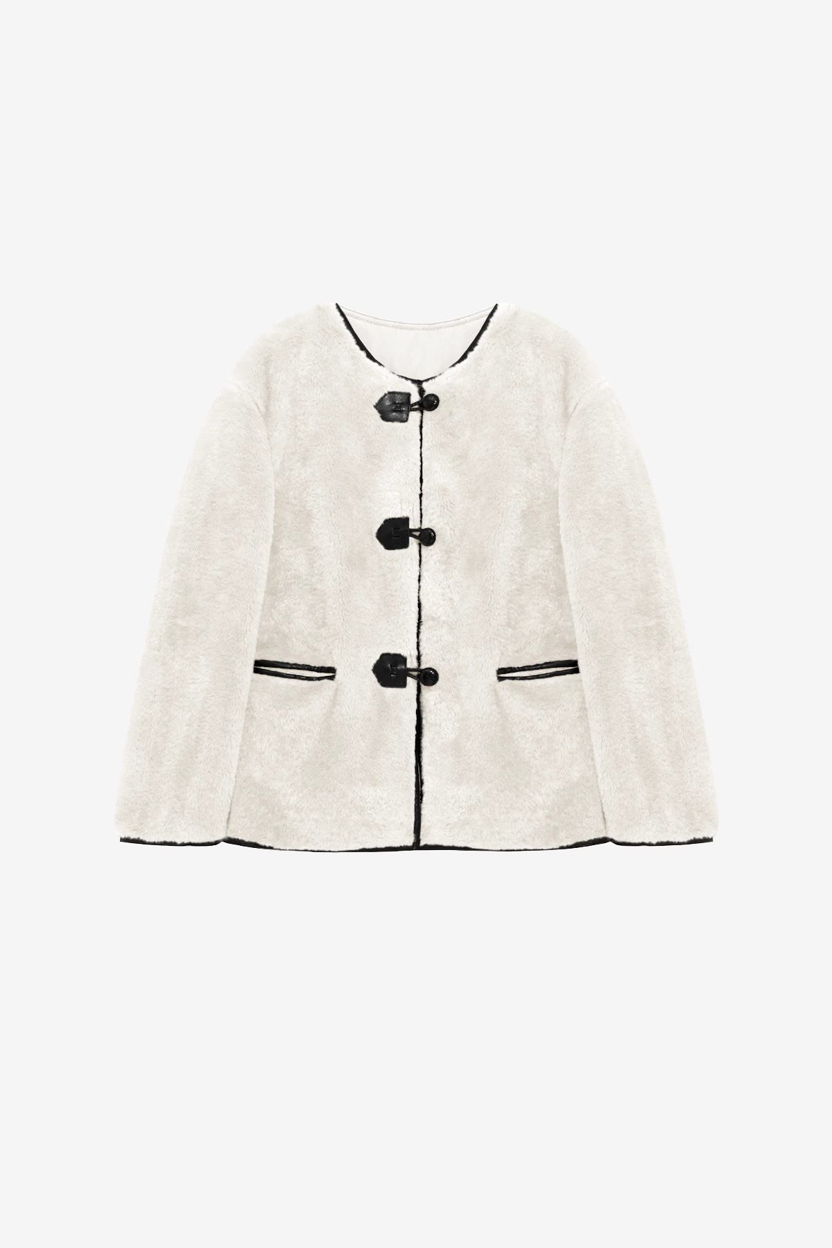 Womens White Faux Fur Jacket | CicyBell