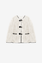 Womens White Faux Fur Jacket | CicyBell