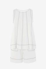 Womens White Summer 2 Piece Short Sets | CicyBell