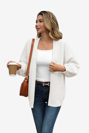 Womens White Oversized Cardigan Sweaters | CicyBell